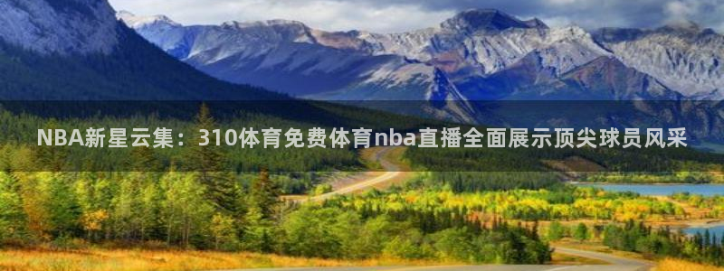 NBA新星云集：310体育免费体育nba直播全面展示顶尖球员风采