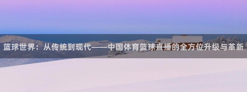 篮球世界：从传统到现代——中国体育篮球直播的全方位升级与革新