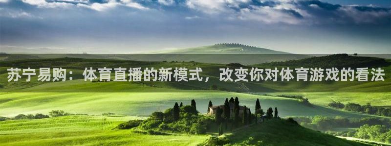 苏宁易购：体育直播的新模式，改变你对体育游戏的看法