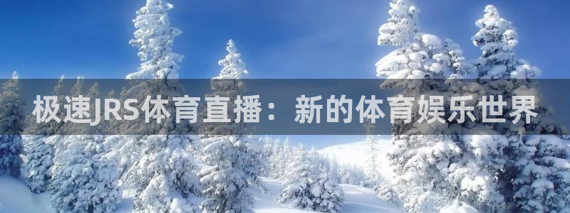 极速JRS体育直播：新的体育娱乐世界