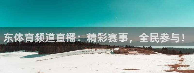 东体育频道直播：精彩赛事，全民参与！
